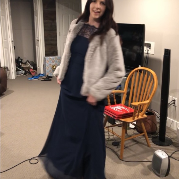 Tall lace internet paneled maxi dress - Picture 2 of 3